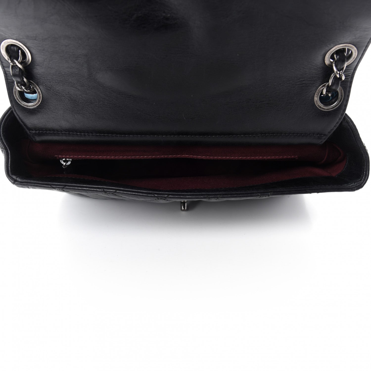 Chanel Calfskin Quilted Large Single Flap Black 5 of 11