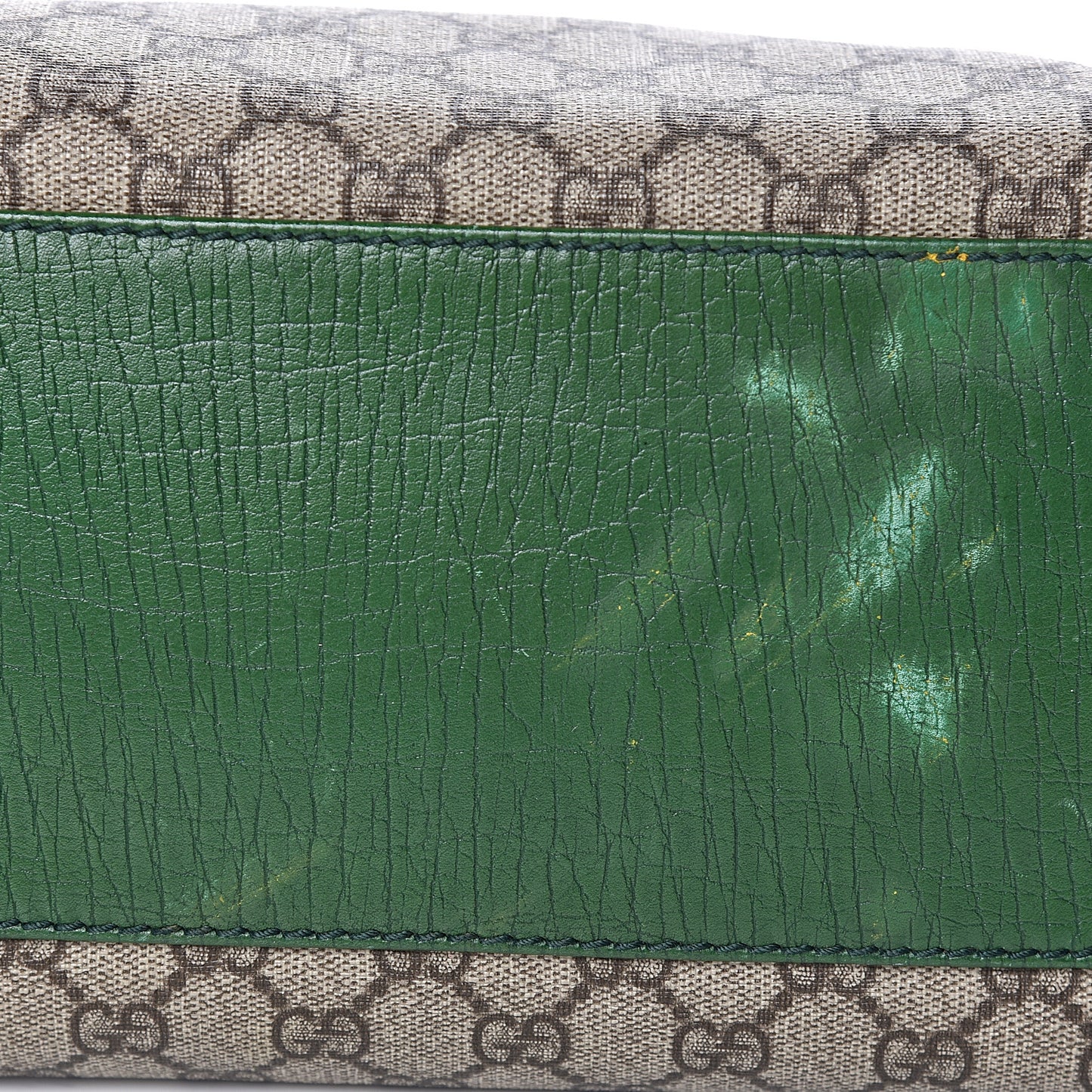 GG Plus Monogram Small Vertical Tote Green