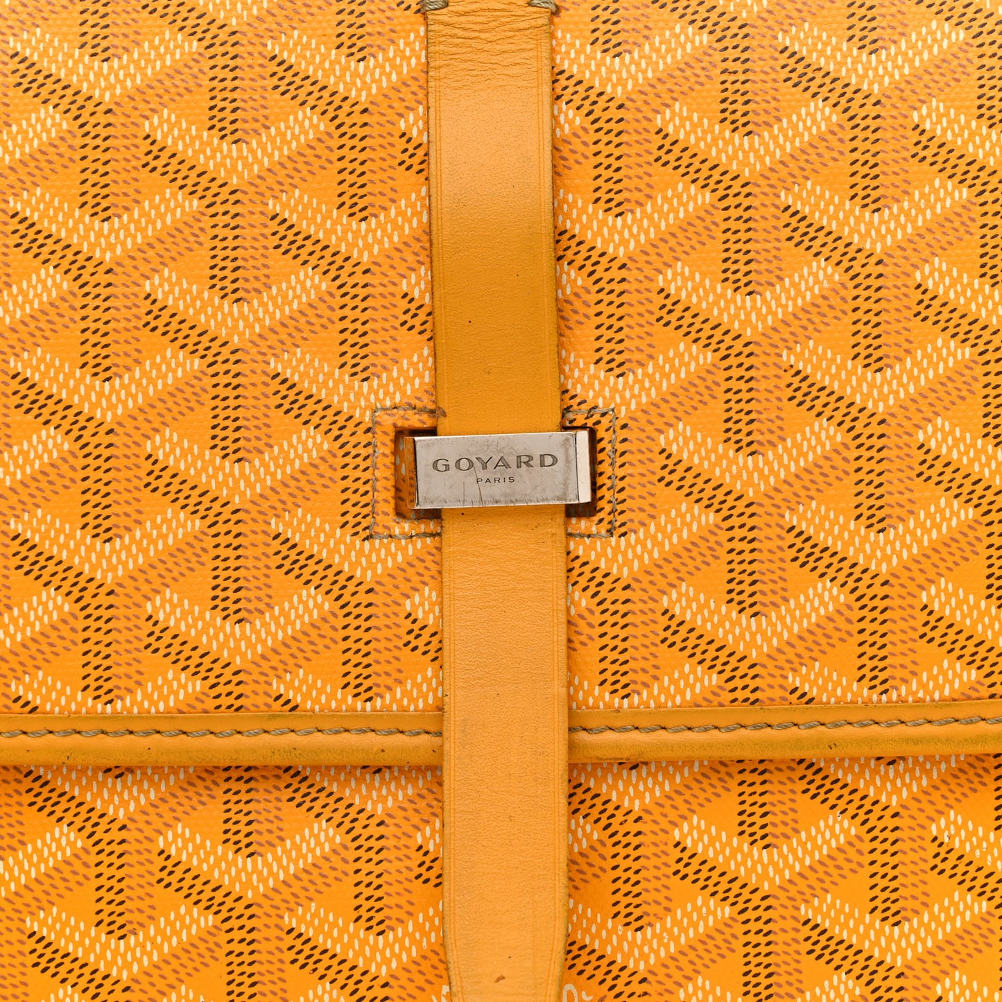 Goyardine Belvedere II MM Messenger Bag Yellow