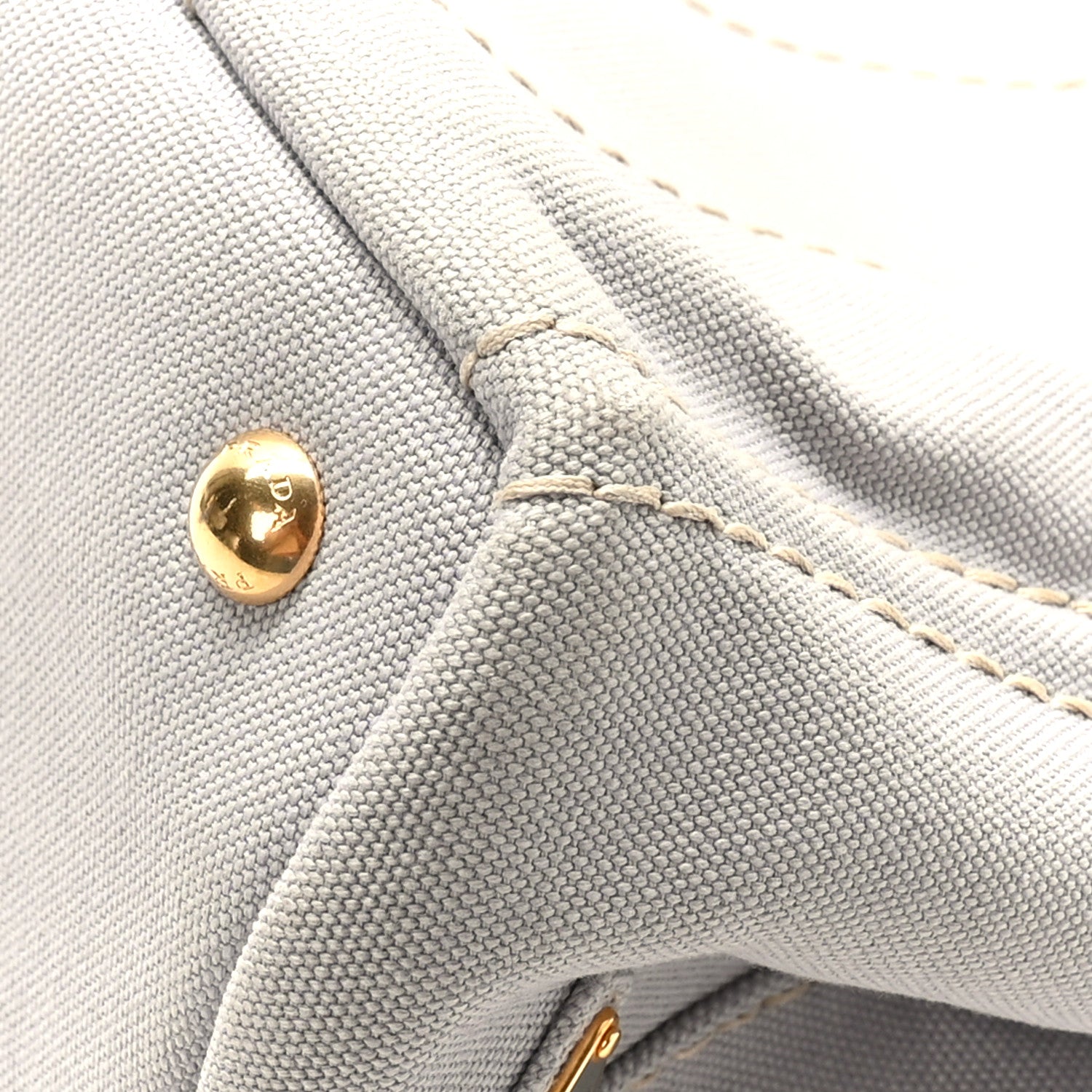 Prada Canapa Small Logo Tote Granito 10 of 10