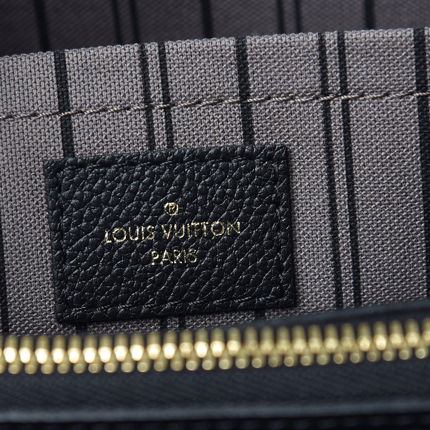 Louis Vuitton Empreinte Montaigne MM Black 6 of 9