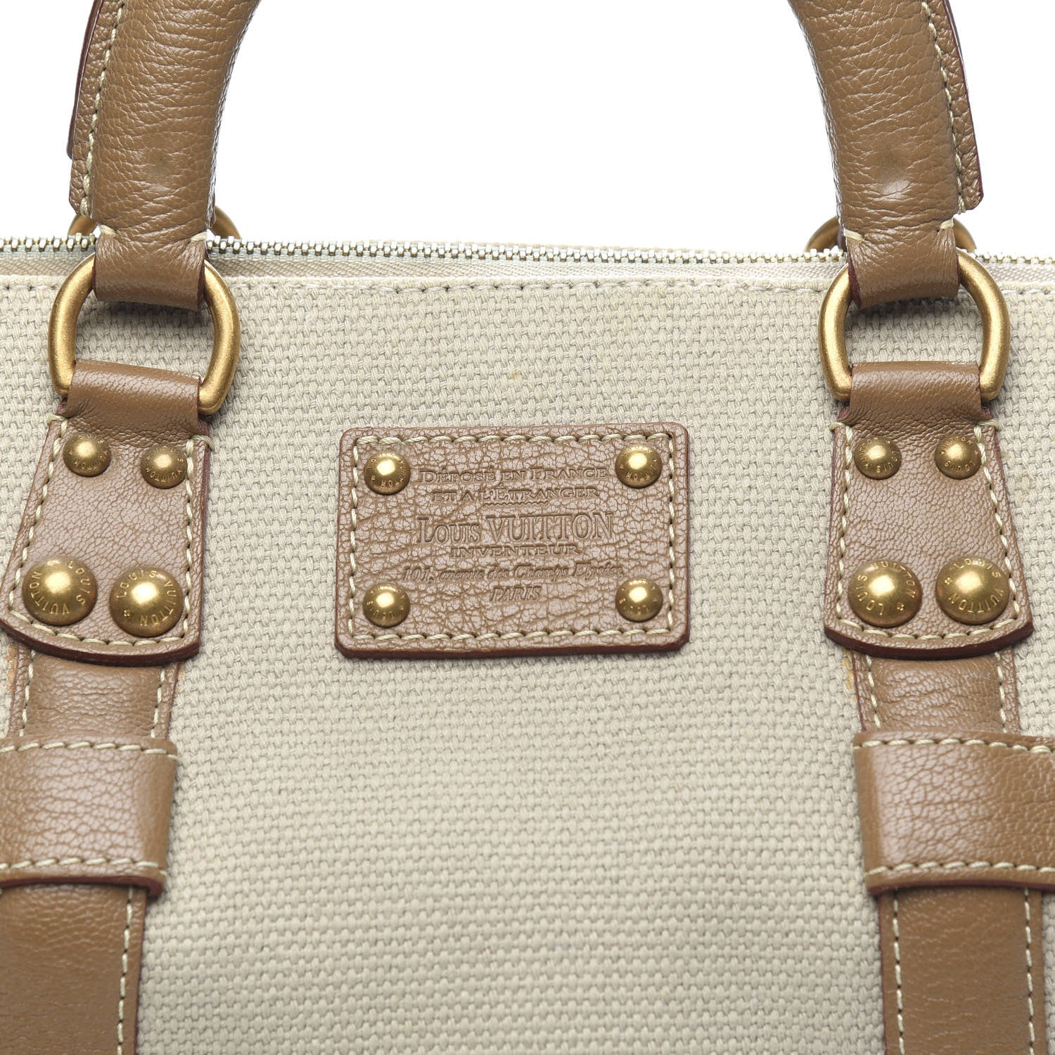 Louis Vuitton Toile Trianon Sac Neverfull Weekender 30 Beige 12 of 12