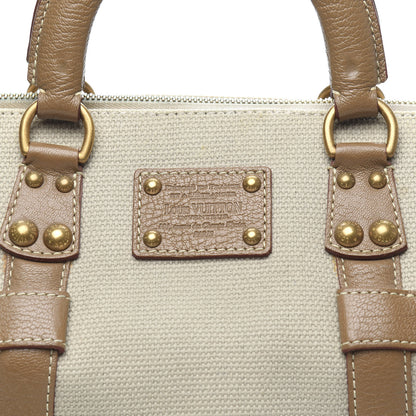 Louis Vuitton Toile Trianon Sac Neverfull Weekender 30 Beige 12 of 12