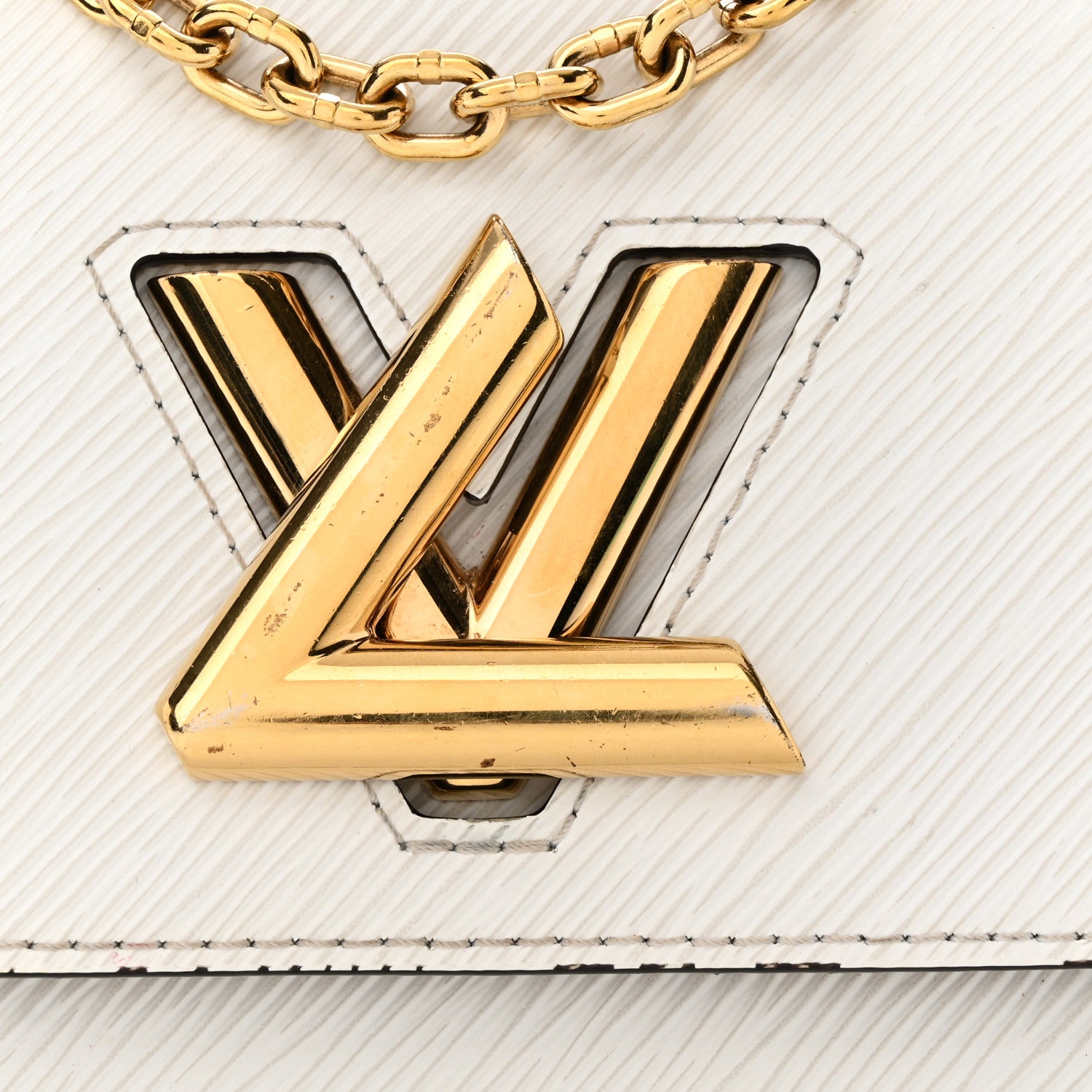 Louis Vuitton Epi Twist Shoulder Bag PM White 11 of 17