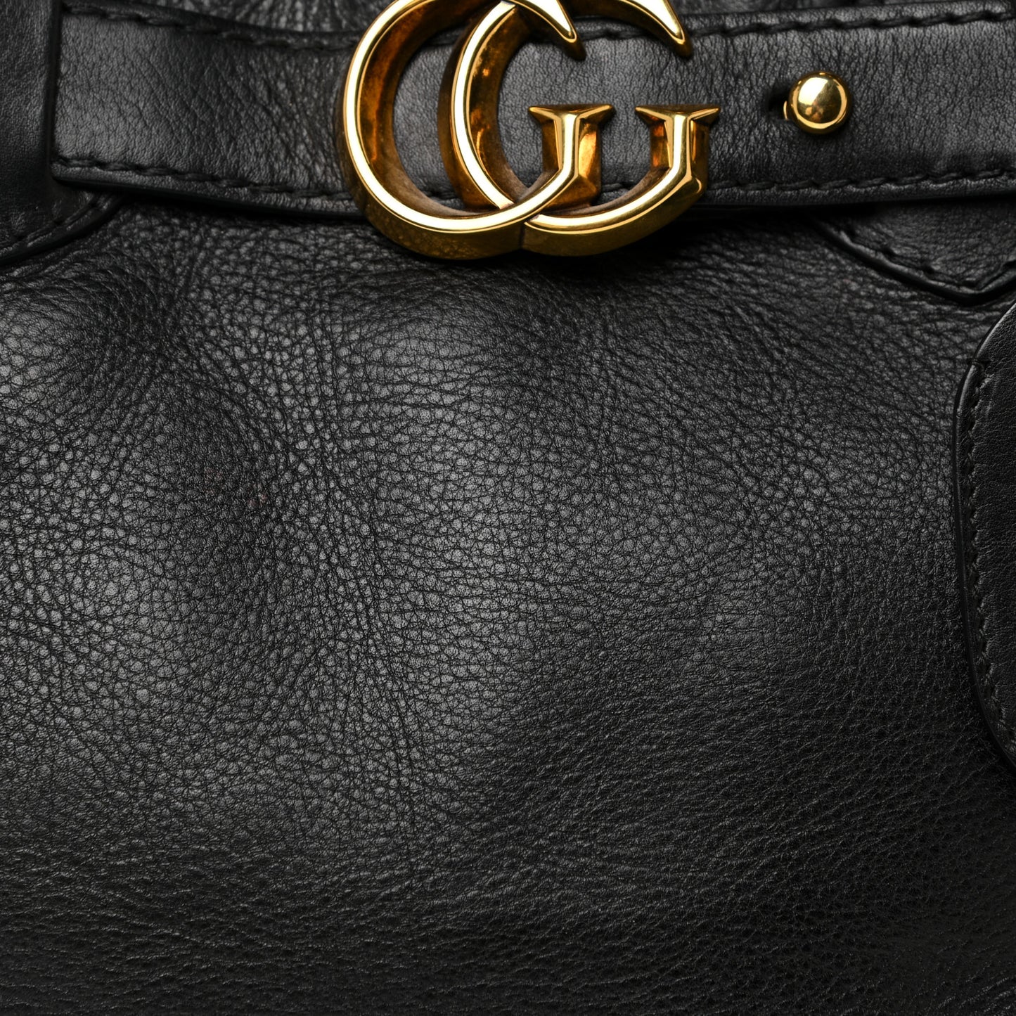 Calfskin Medium GG Running Tote Black