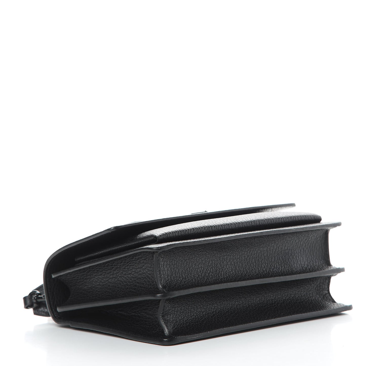 Grained Calfskin Medium Monogram Sunset Black Ecru