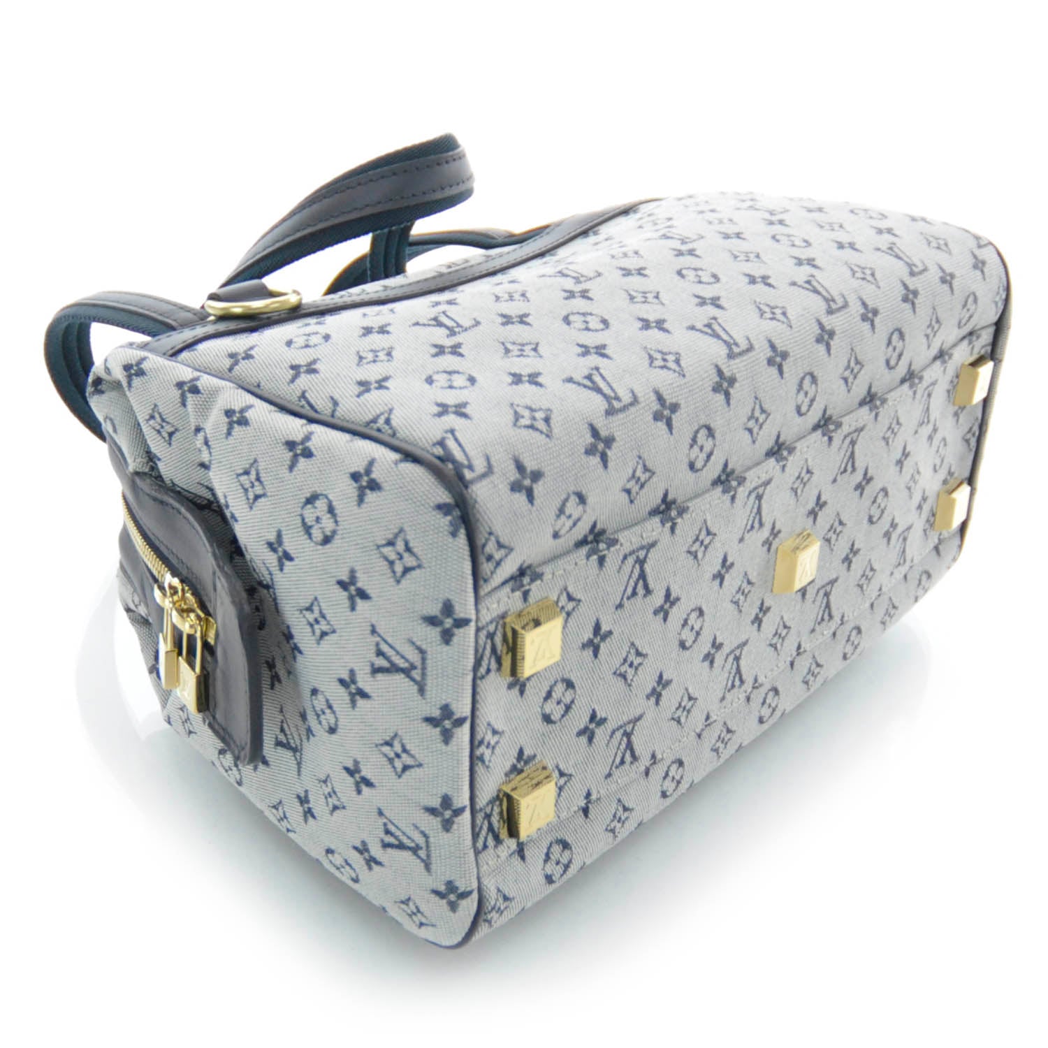 Louis Vuitton Mini Monogram Josephine PM Blue 4 of 7