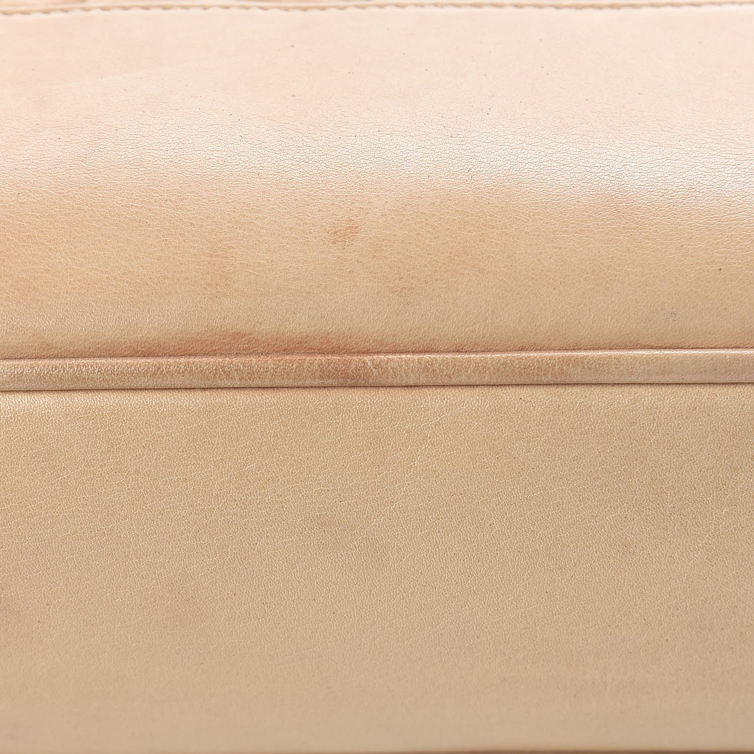 Chanel Lambskin Quilted Shopping Tote Beige 17 of 17