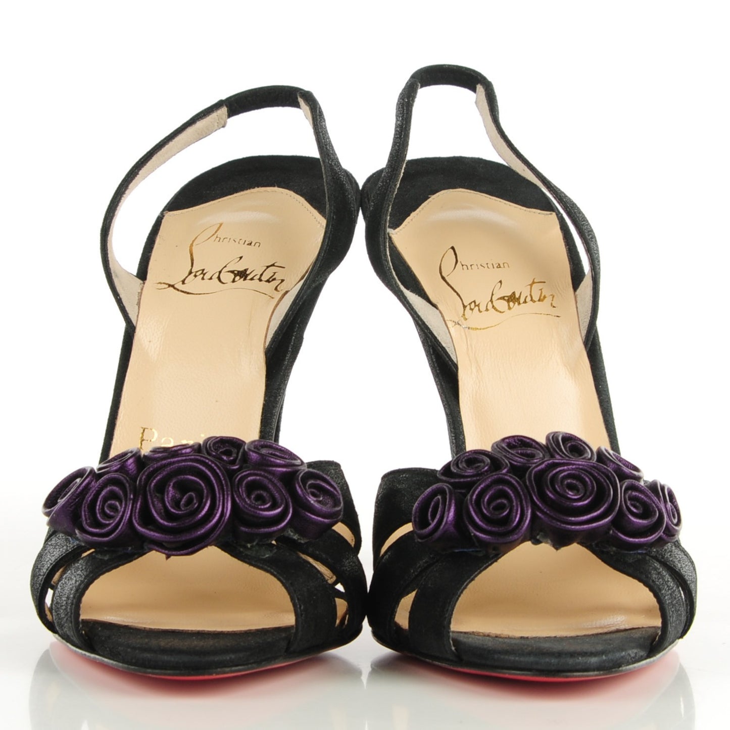 Burma Evita 100 Slingback Sandals 37 Black