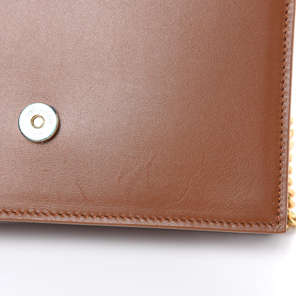 Saint Laurent Smooth Calfskin Classic Monogram Kate Tassel Chain Wallet Brown 12 of 12