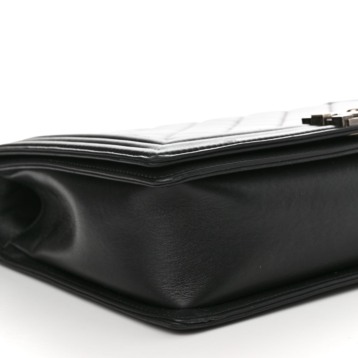 Chanel Calfskin Quilted Large Boy Flap Black 9 of 11