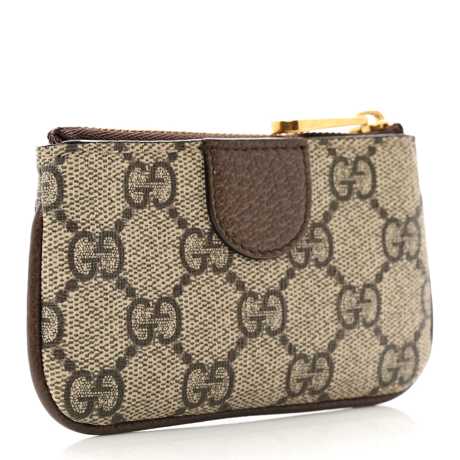 Gucci GG Supreme Monogram Web Ophidia Key Case Beige New Acero 3 of 8