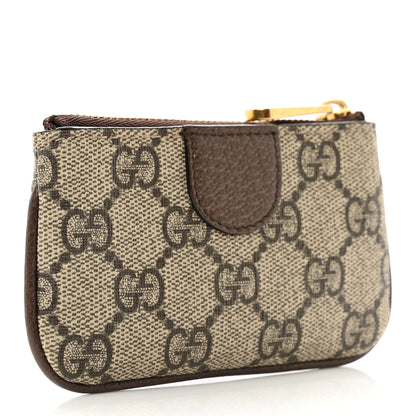 Gucci GG Supreme Monogram Web Ophidia Key Case Beige New Acero 3 of 8