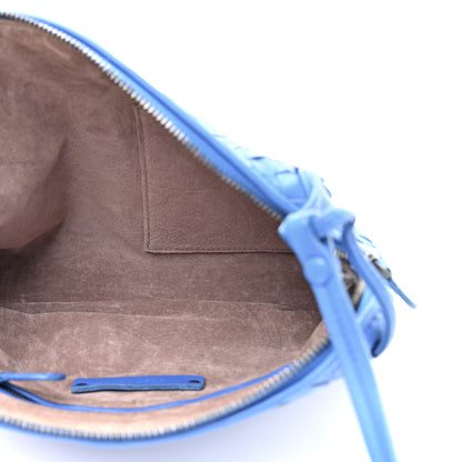 Bottega Veneta Nappa Intrecciato Double Compartment Crossbody Bag Atlantic Blue 5 of 10