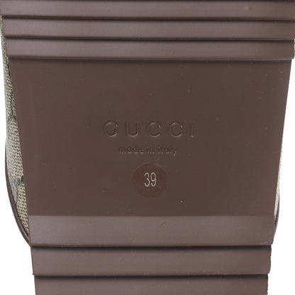 Gucci GG Supreme Monogram Miro Soft Calfskin Womens Horsebit Slippers 39 Beige Ebony New Acero 6 of 9