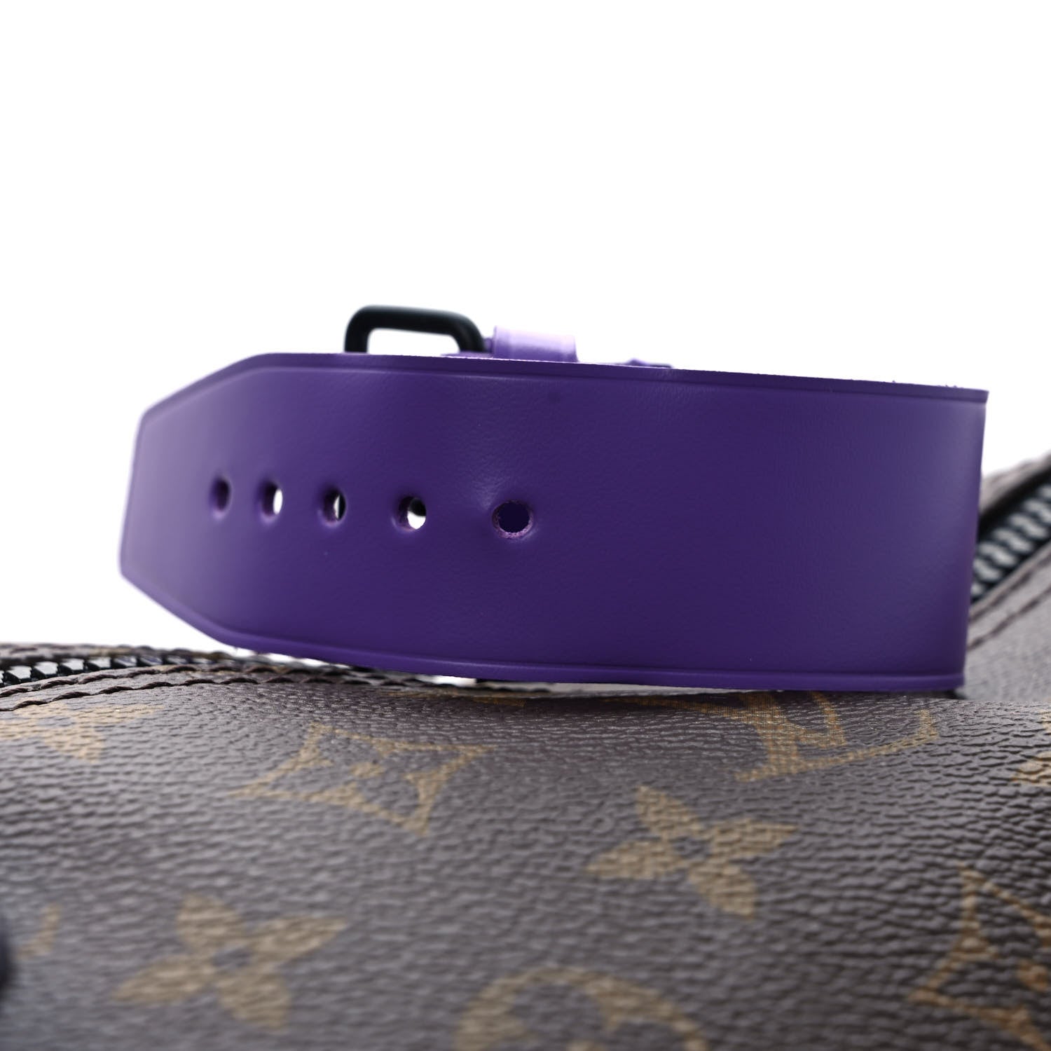 Louis Vuitton Monogram Macassar Keepall Bandouliere 50 Purple 10 of 10