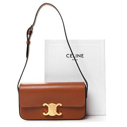 Celine Natural Calfskin Triomphe Shoulder Bag Tan 12 of 12