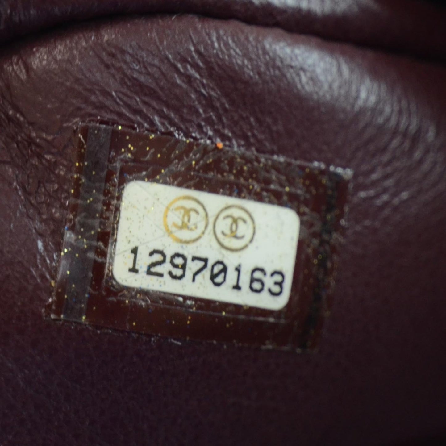 Aged Calfskin Reissue 2.55 Tote Bordeaux