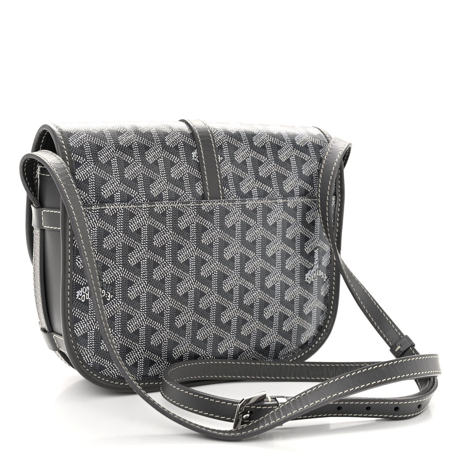 Goyard Goyardine Belvedere II PM Messenger Bag Gray 3 of 9
