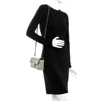 Chanel Patent Calfskin Striped Mini Rectangular Flap Black 2 of 12