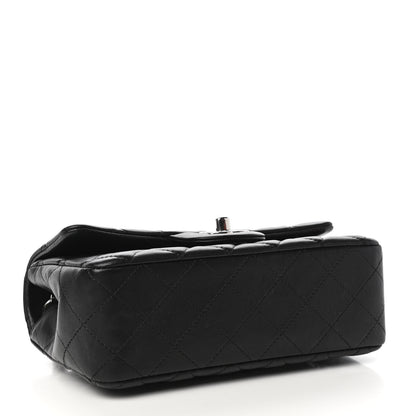 Chanel Lambskin Quilted Mini Rectangular Flap Black 3 of 4