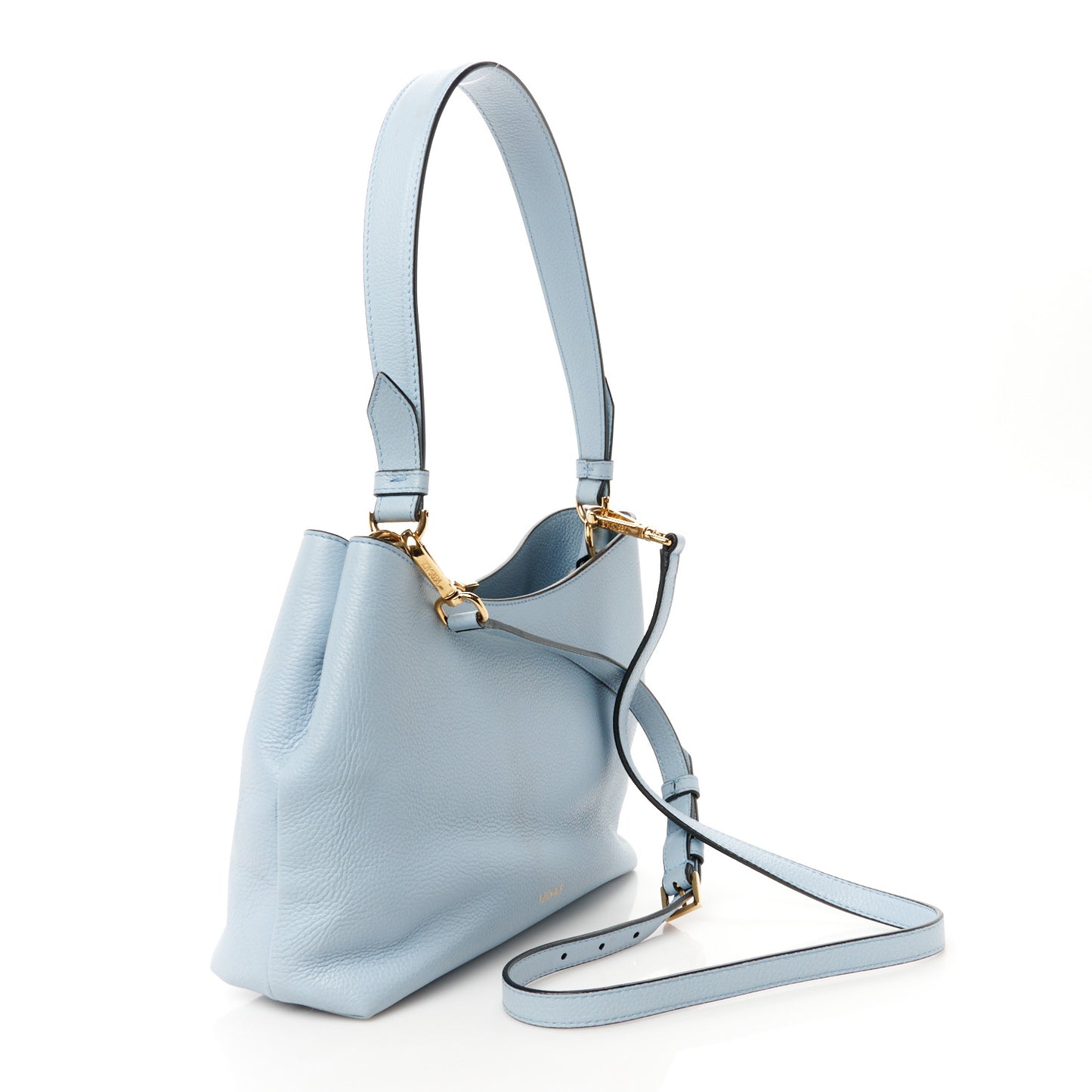 Calfskin Vitello Virtus Hobo Light Blue