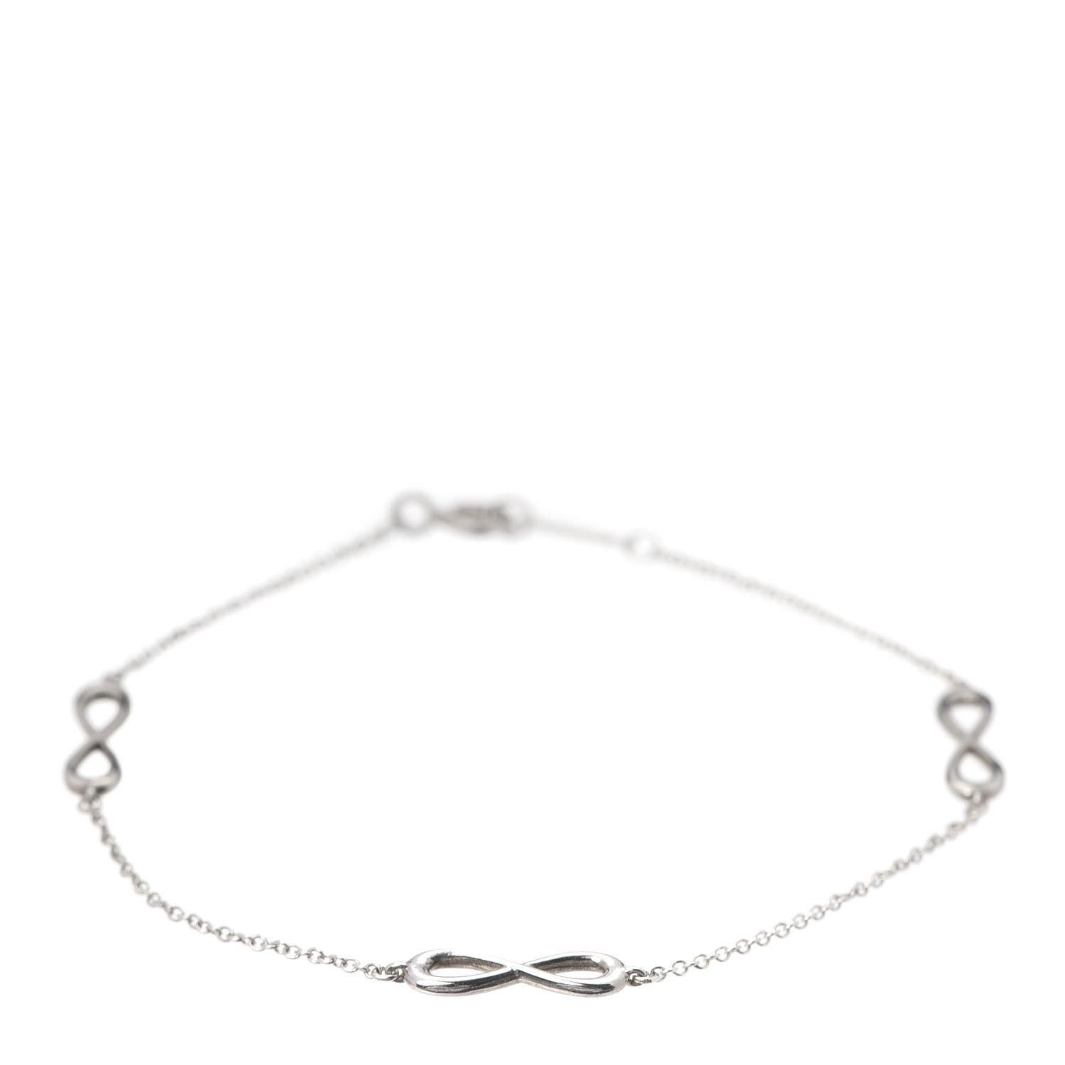 Tiffany Sterling Silver Infinity Endless Bracelet 1 of 5