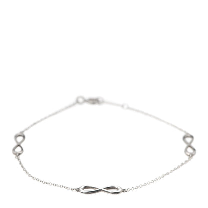 Tiffany Sterling Silver Infinity Endless Bracelet 1 of 5