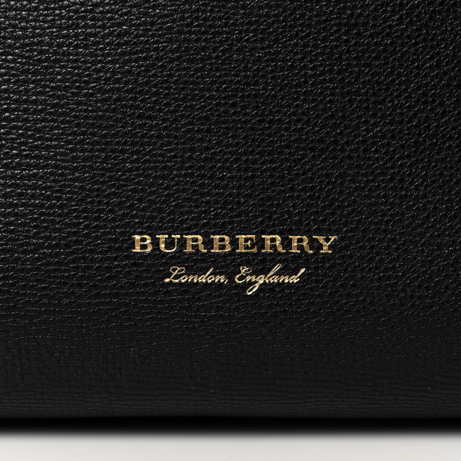 Burberry Derby Calfskin House Check Medium Camberley Black 9 of 13