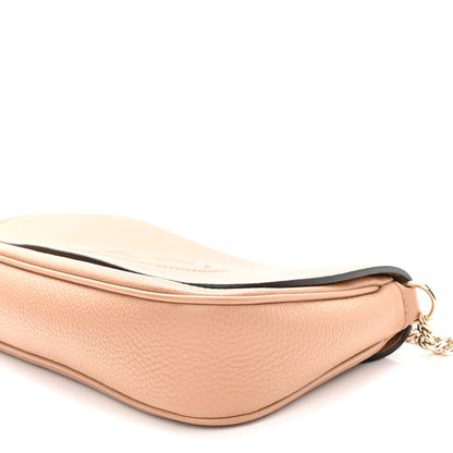 Gucci Pebbled Calfskin Medium Soho Flap Crossbody Camelia 10 of 11