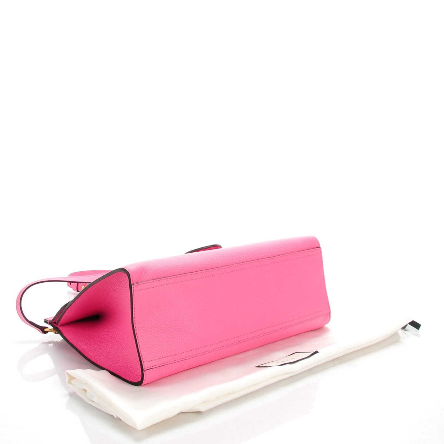 Calfskin Small GG Marmont Top Handle Bag Pink Tropical Flower