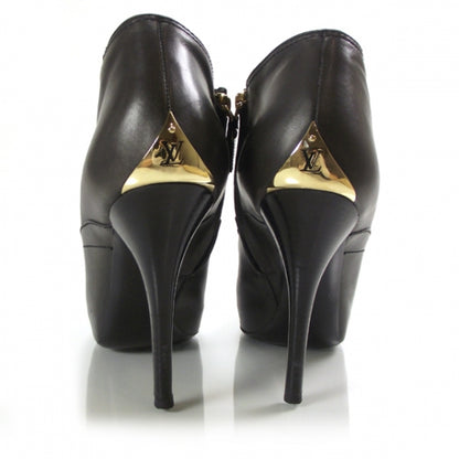 Louis Vuitton Leather Intense Low Boots 39 Gris 3 of 8