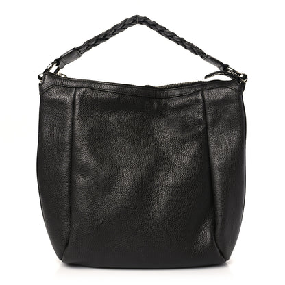 Gucci Grained Calfskin Bamboo Bar Hobo Dark Brown 1 of 9