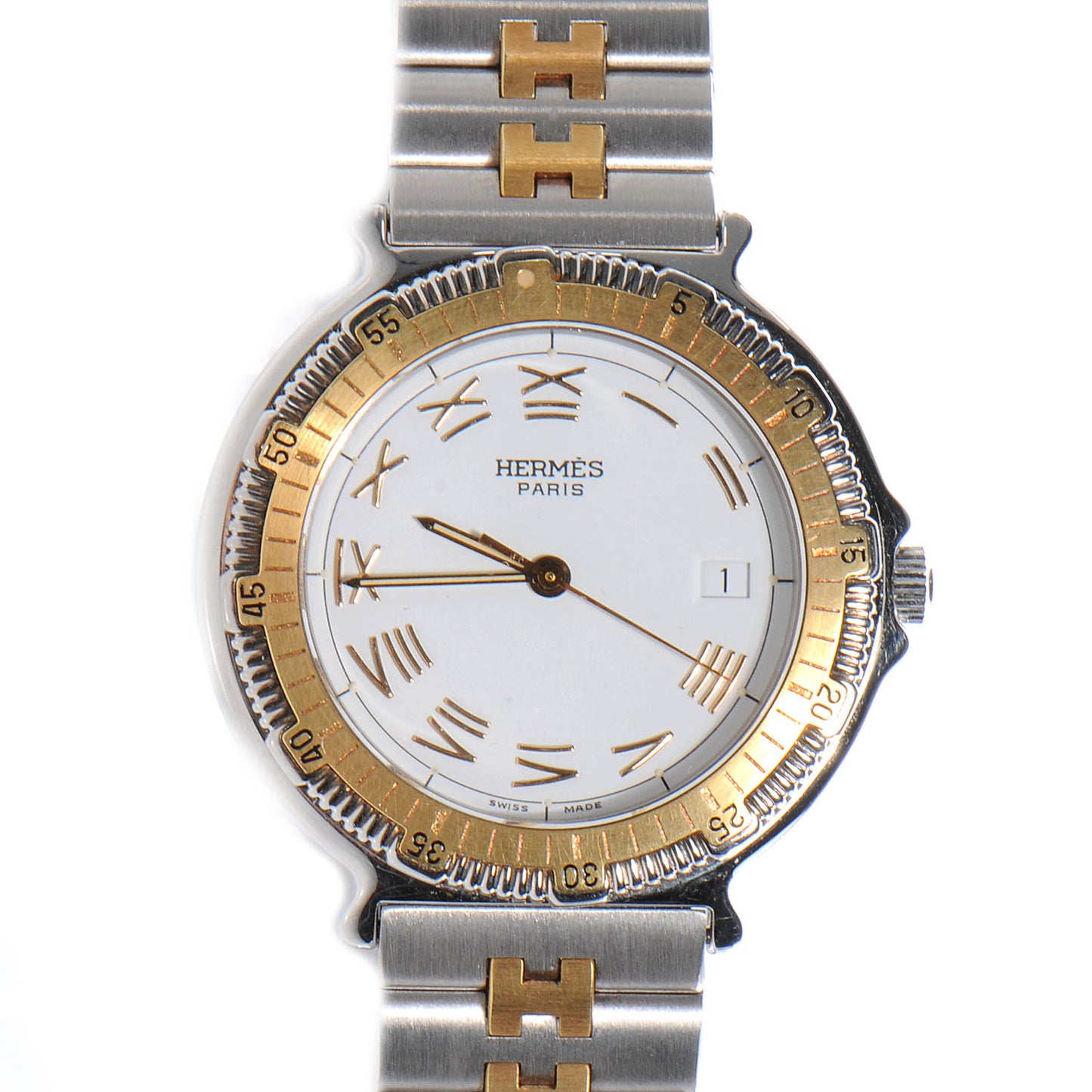 Stainless Steel 27mm Captain Nemo Quartz Watch Gold