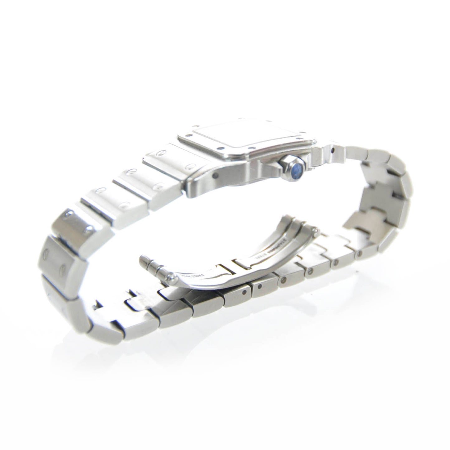 Stainless Steel 24mm Santos de Cartier Galbee Quartz Watch