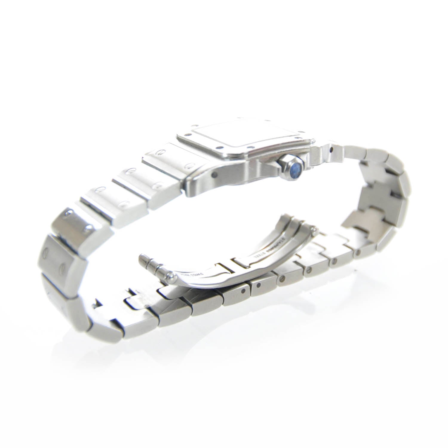 Cartier Stainless Steel 24mm Santos de Cartier Galbee Quartz Watch 5 of 9