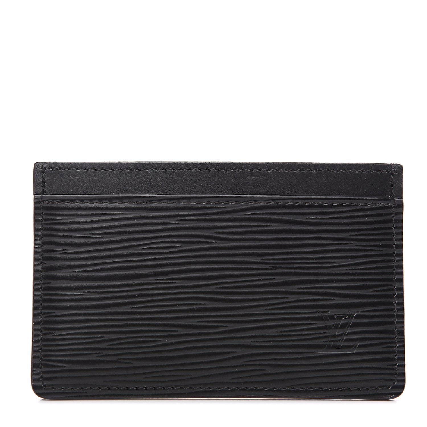 Louis Vuitton Epi Card Holder Black 1 of 6