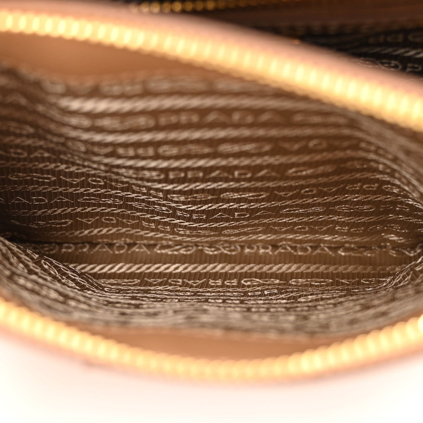 Saffiano Small Galleria Double Zip Tote Caramel