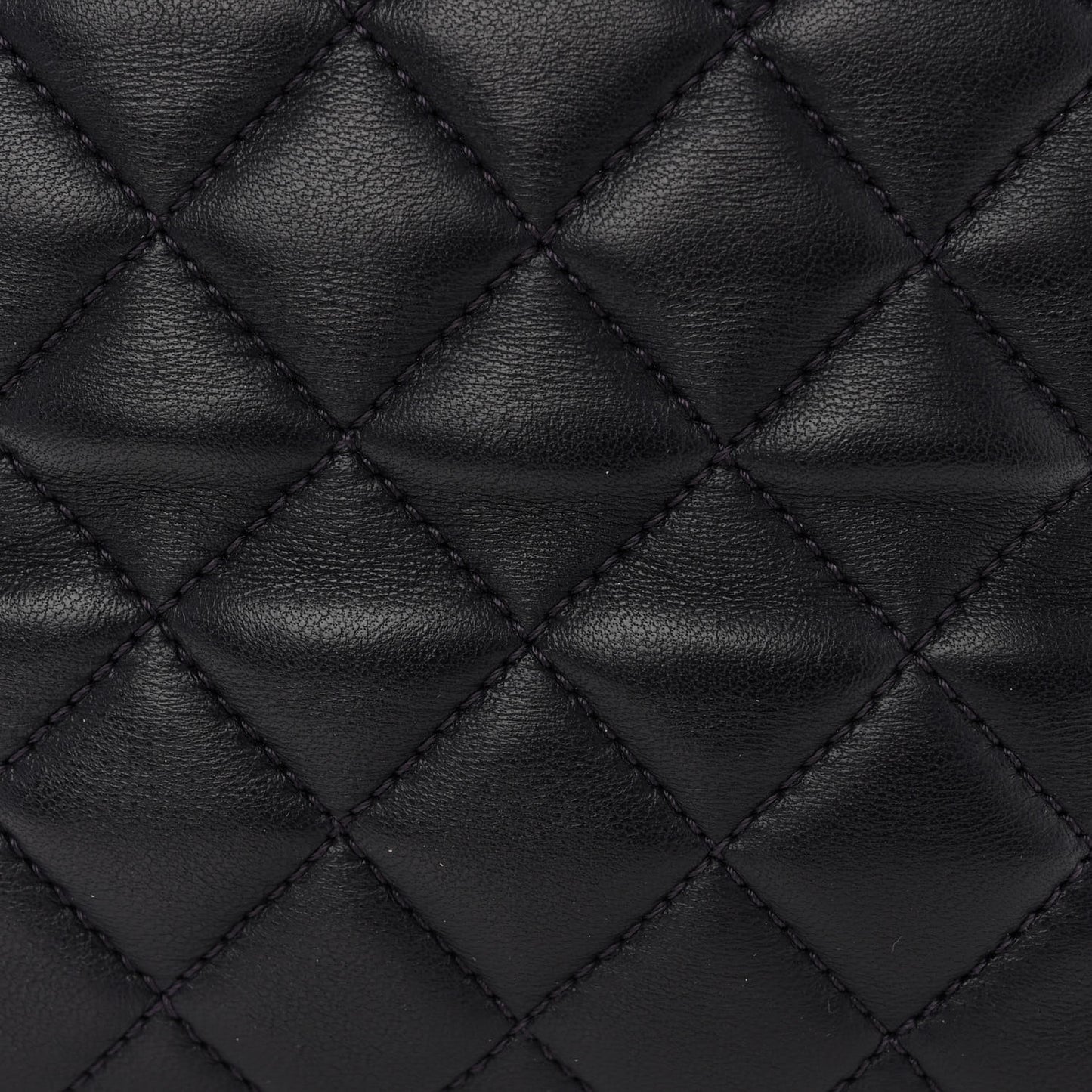 Calfskin Quilted Large Urban Spirit Backpack Dark Purple