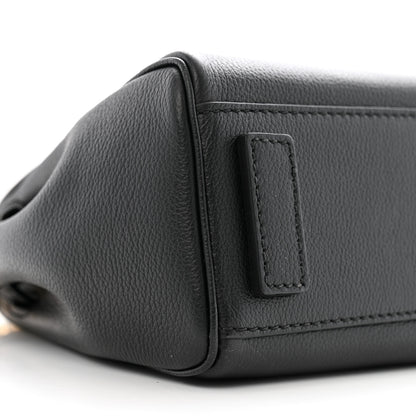 Versace Grained Calfskin Small La Medusa Top Handle Bag Black 8 of 13