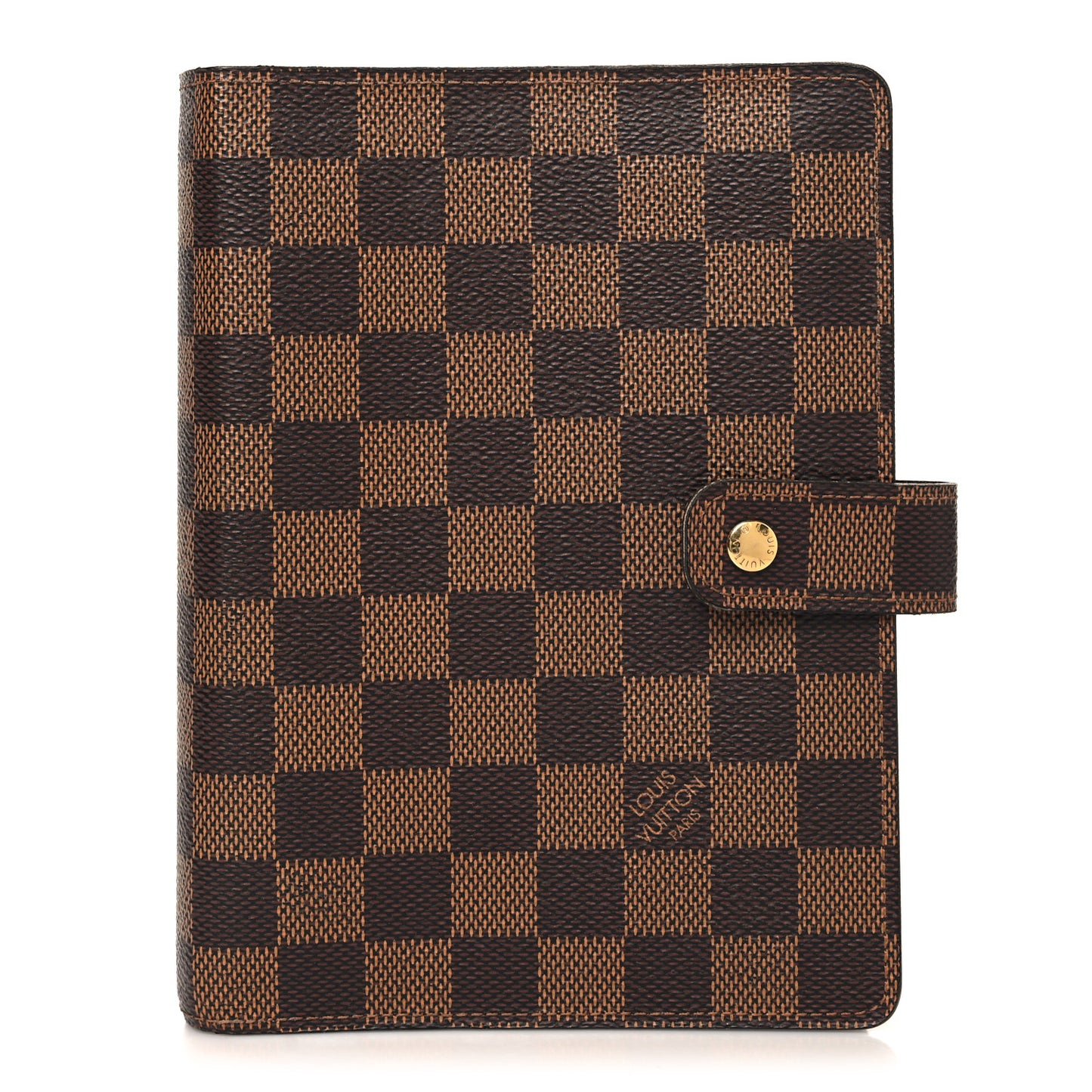 Damier Ebene Medium Ring Agenda Cover