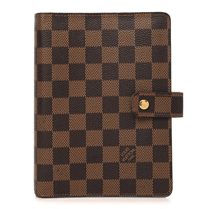 Louis Vuitton Damier Ebene Medium Ring Agenda Cover 1 of 7