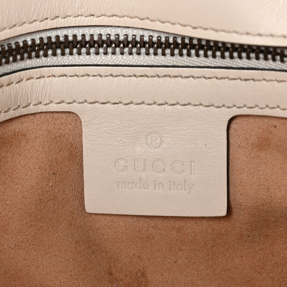 Gucci Calfskin Matelasse Small GG Marmont Shoulder Bag White 6 of 10
