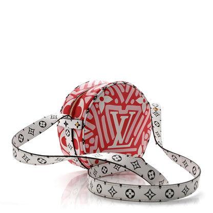 Louis Vuitton Monogram Giant Crafty Boite Chapeau Souple PM Rouge Rose Creme 3 of 12