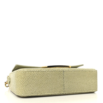Fendi Stingray Mini Baguette Sage Green 4 of 10