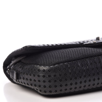 Chanel Perforated Lambskin Jumbo Easy Flap Black 6 of 16