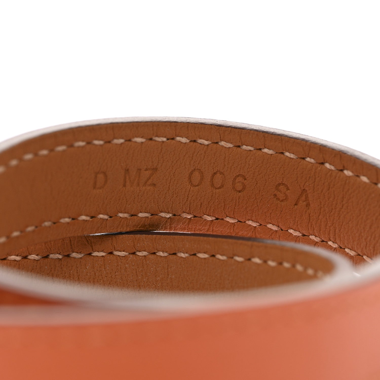 Hermes Swift O'Kelly Double Tour Bracelet T2 Orange 5 of 8