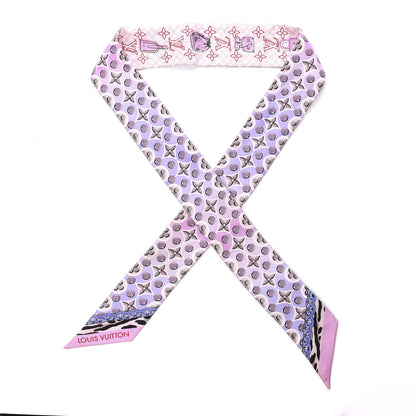 Louis Vuitton Silk Monogram Bubblegram BB Bandeau Blush 1 of 6
