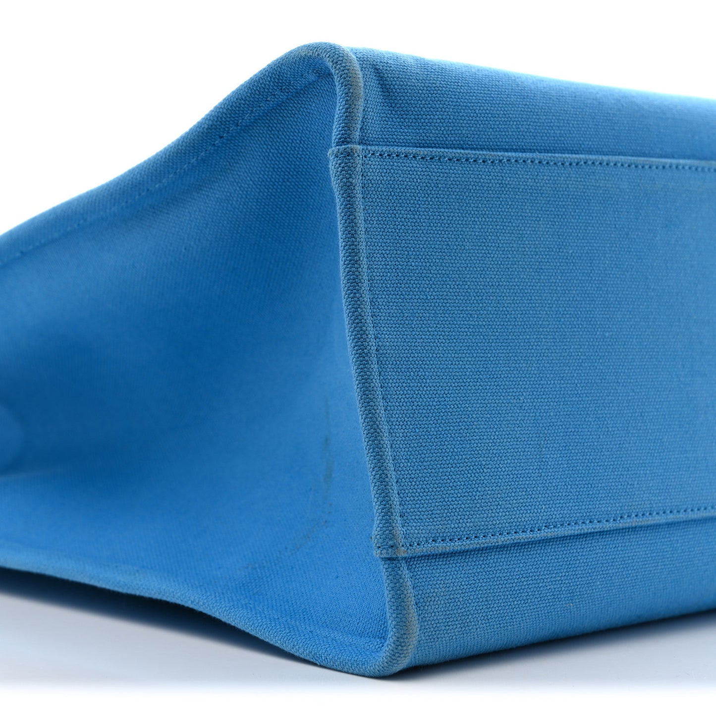 Canvas Calfskin La Medusa Tote Bag Blue