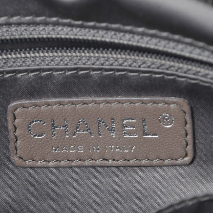 Chanel Glazed Calfskin Large Twisted Tote Black 6 of 7